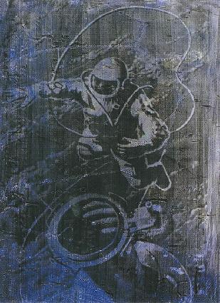 Titel: Kosmonautenspaziergang, 1967; Inventarnummer: M-218