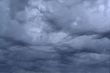 Titel: Wolken grau, abziehender Cumulonimbus -> ESE; Inventarnummer: F-396